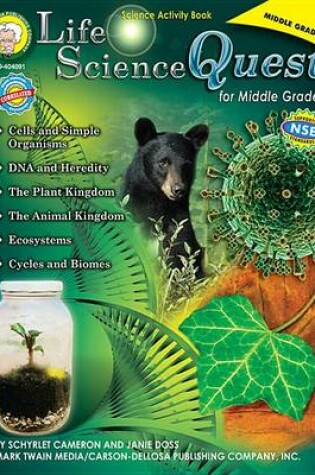Cover of Life Science Quest for Middle Grades, Grades 6 - 8