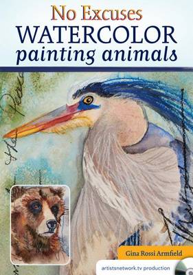 Book cover for No Excuses Watercolour Painting Animals