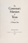 Book cover for The Governor's Mansion of Texas