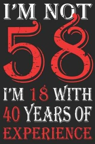 Cover of I'm Not 58