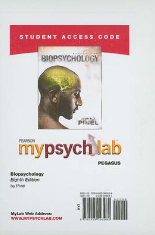 Cover of MyLab Psychology  Pegasus -- Standalone Access Card -- for BioPsychology