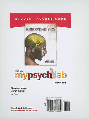 Book cover for MyLab Psychology  Pegasus -- Standalone Access Card -- for BioPsychology