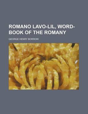 Book cover for Romano LaVO-Lil, Word-Book of the Romany