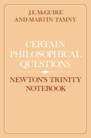 Cover of Certain Philosophical Questions