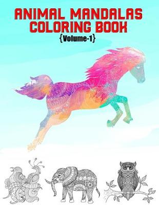 Book cover for Animal Mandalas Coloring Book