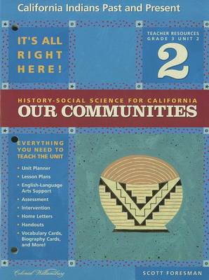 Book cover for California History-Social Science: Our Communities, Grade 3