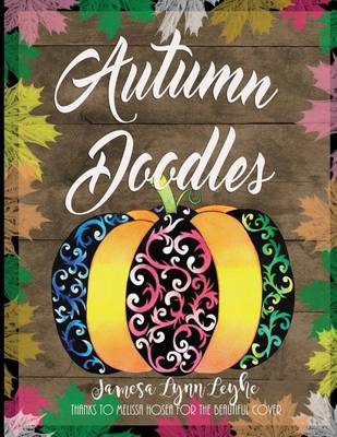 Book cover for Autumn Doodles Coloring Book