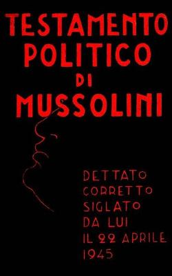 Book cover for Testamento politico di Mussolini