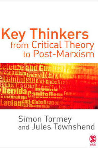 Cover of Key Thinkers from Critical Theory to Post-Marxism