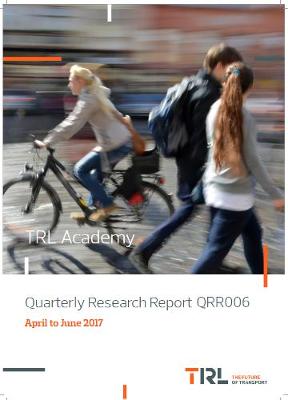 Cover of Quarterly Research Report QRR006
