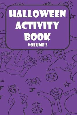 Book cover for Halloween Activity Book Volume 2