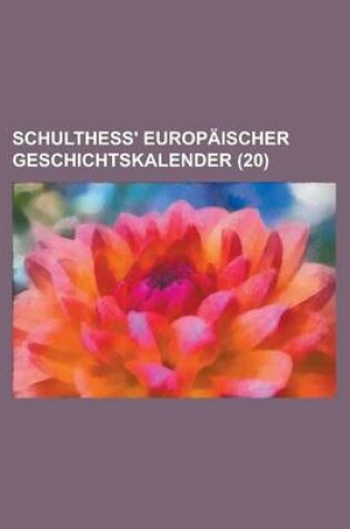 Cover of Schulthess' Europ Ischer Geschichtskalender (20)