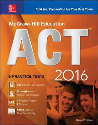 Book cover for McGraw-Hill Education ACT 2016