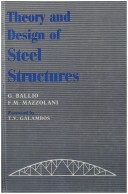 Book cover for Theory and Design of Steel Structures