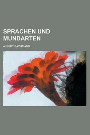 Cover of Sprachen Und Mundarten