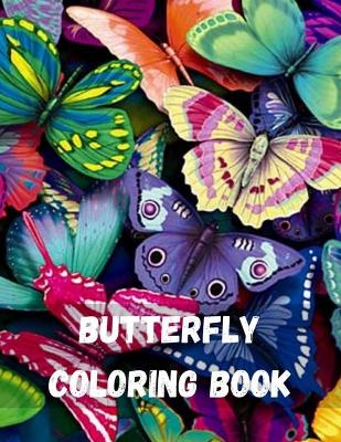 Book cover for Butterfly Coloring Book