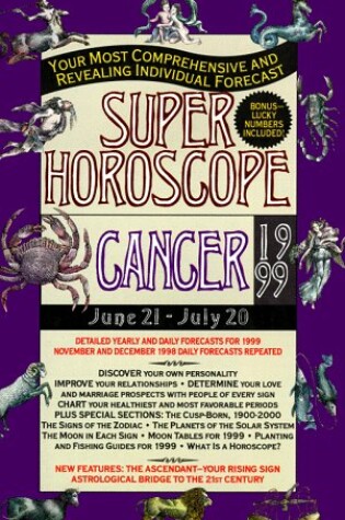 Cover of Super Horoscope: Cancer 1999
