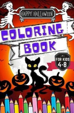 Cover of Happy Halloween Coloring Book