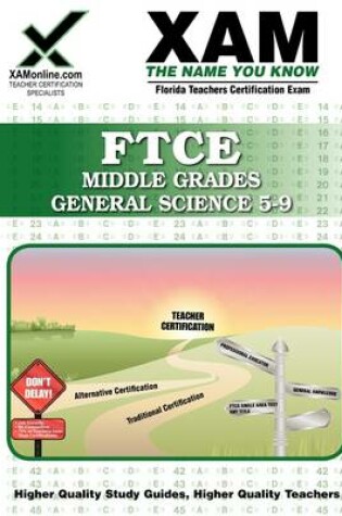 Cover of FTCE Middle Grades General Science 5-9 Teacher Certification Test Prep Study Guide