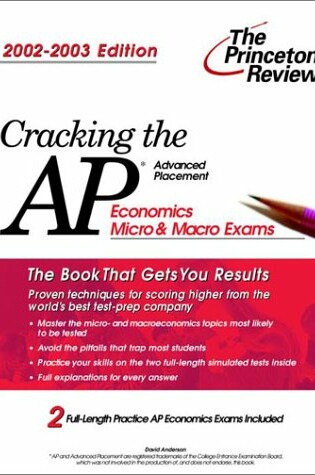 Cover of Cracking the AP Economics (Micro & Macro), 2002-2003 Edition