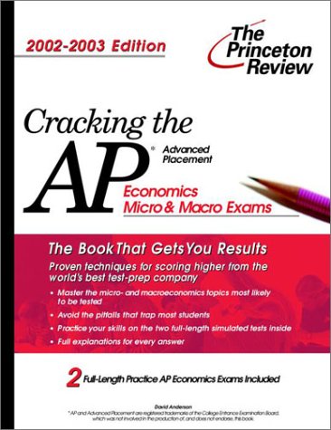 Cover of Cracking the AP Economics (Micro & Macro), 2002-2003 Edition