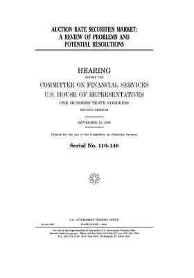 Book cover for Auction rate securities market