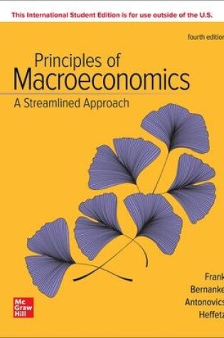 Cover of Principles of Macroeconomics A Streamlined Approach ISE