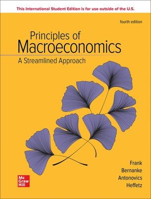 Book cover for Principles of Macroeconomics A Streamlined Approach ISE