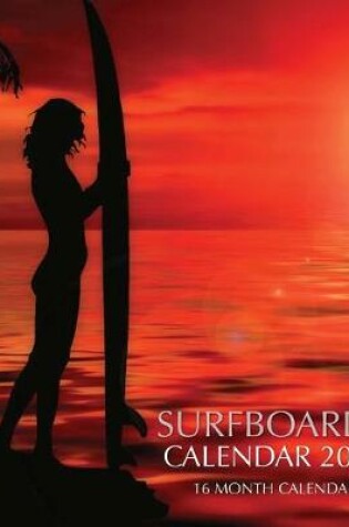 Cover of Surfboards Calendar 2016