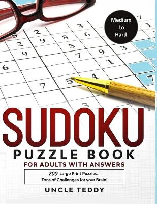 Book cover for Sudoku Puzzle Book for Adults with Answers