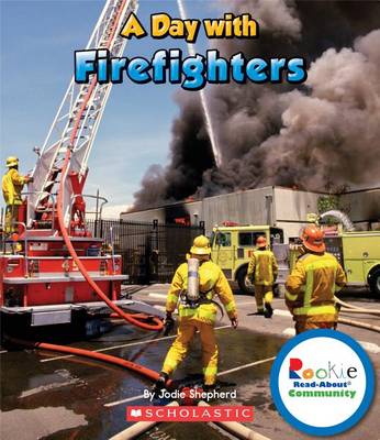 Book cover for A Day with Firefighters