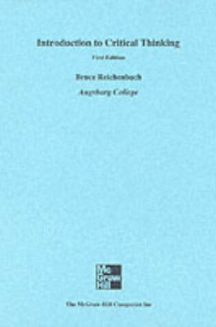 Cover of AN INTRODUCTION TO CRITICAL TH