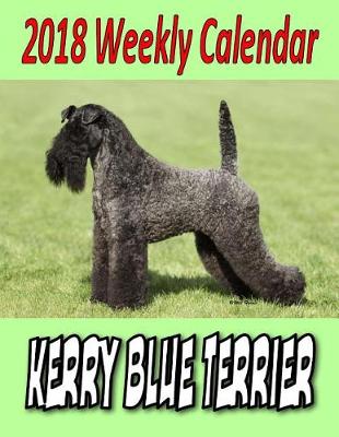 Book cover for 2018 Weekly Calendar Kerry Blue Terrier