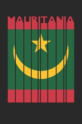 Book cover for Vintage Mauritania Notebook - Retro Mauritania Planner - Mauritanian Flag Diary - Mauritania Travel Journal