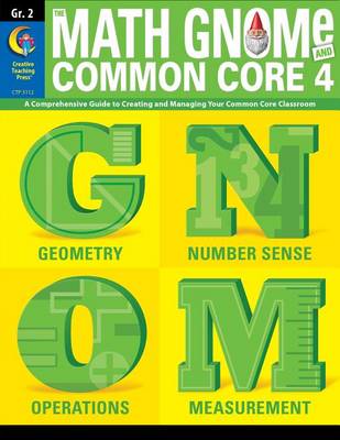 Book cover for 2nd Grd Math Gnome & Common Core Four