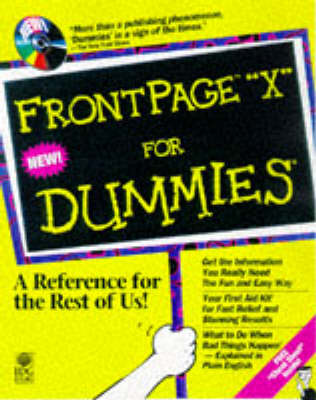 Book cover for FrontPage 98 For Dummies