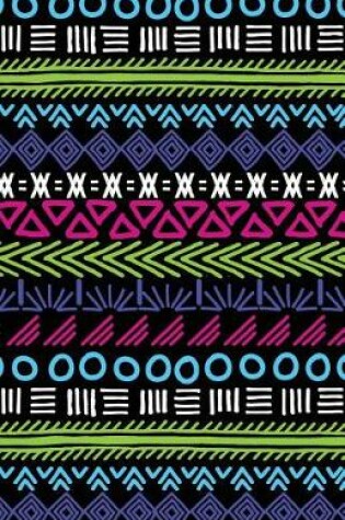 Cover of Bullet Journal Tribal Art Pattern Black