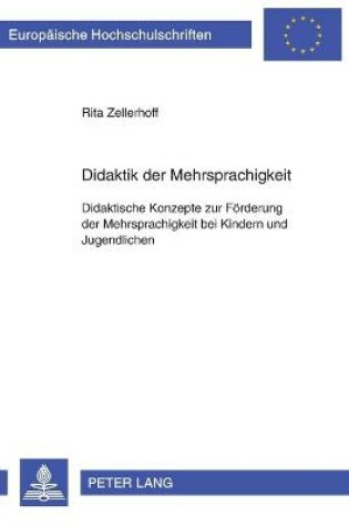 Cover of Didaktik Der Mehrsprachigkeit