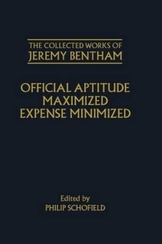 Cover of Official Aptitude Maximized, Expense Minimized