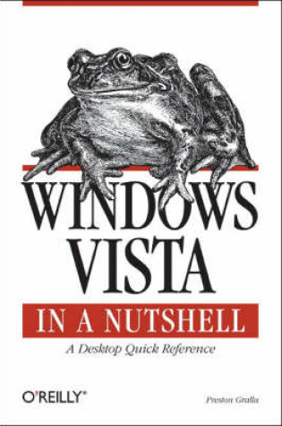 Cover of Windows Vista in a Nutshell