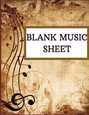Book cover for Blank Music Sheet
