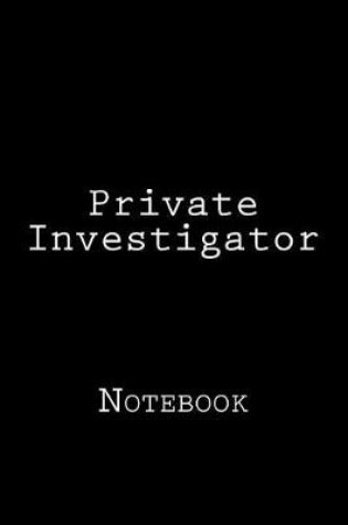 Cover of Private Investigator