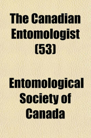 Cover of The Canadian Entomologist (53)