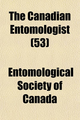 Book cover for The Canadian Entomologist (53)