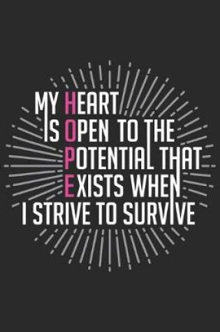Cover of My heart is open to the potential the exists when i strive to survive