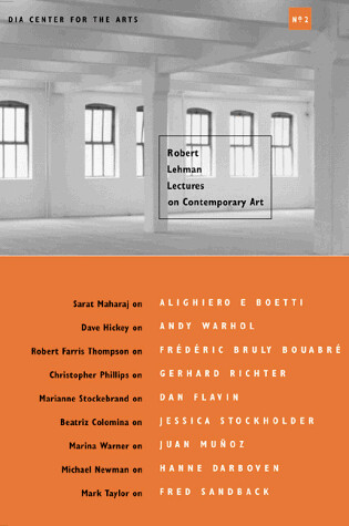 Cover of Robert Lehman Lectures on Contemporary Art
