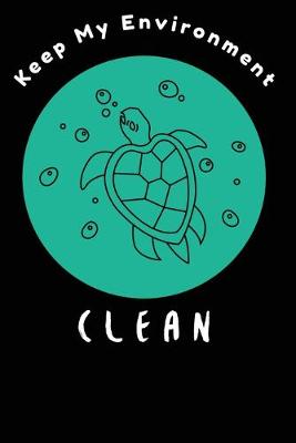 Book cover for Sea Turtle Gifts for Clean Environment Composition Notebook and Diary