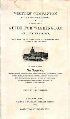 Book cover for A Complete Guide for Washington and Its Environs