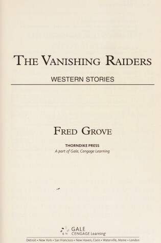 Cover of The Vanishing Raiders