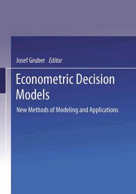 Book cover for Econometric Decision Models